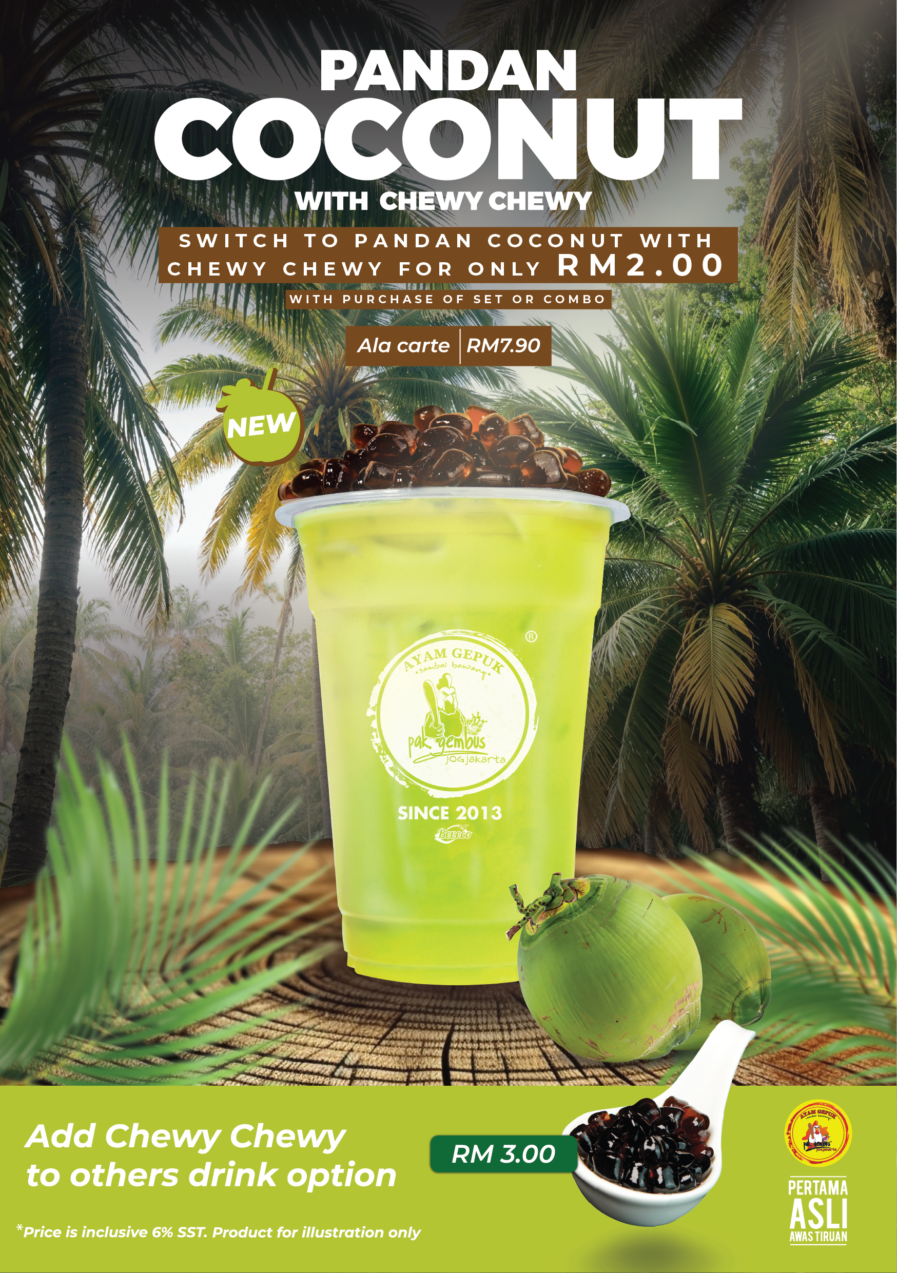 Coconut Pg PG Deals - Explore Latest Deals - Ayam Gepuk Pak Gembus